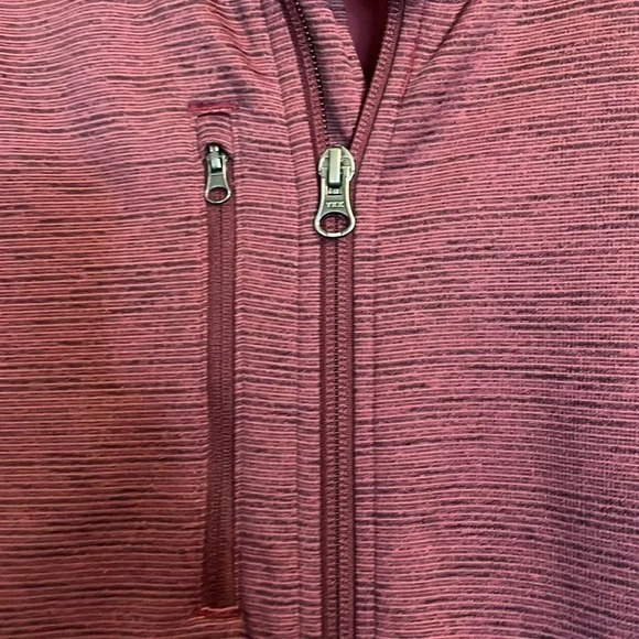 Port Authority men’s maroon full zip sweater size XL - Picture 3 of 8
